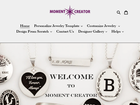 momentcreator.com homepage screenshot