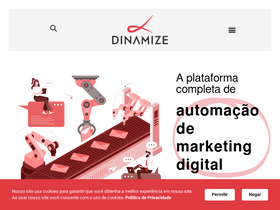 'dinamize.com.br' screenshot
