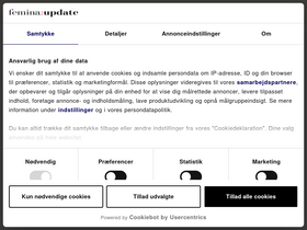 'femina.dk' screenshot