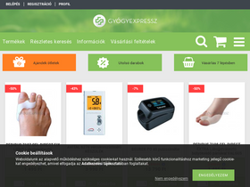 'gyogyexpressz.com' screenshot
