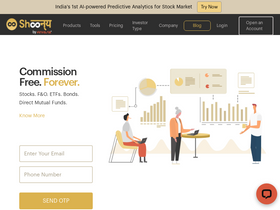 'shoonya.com' screenshot