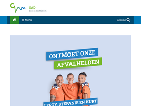 'gad.nl' screenshot