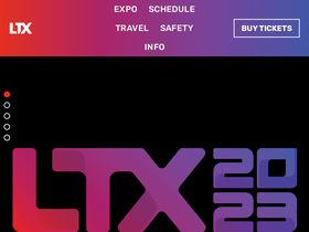 'ltxexpo.com' screenshot