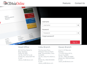 'cdasiaonline.com' screenshot