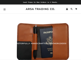 arsatradingco.com homepage screenshot