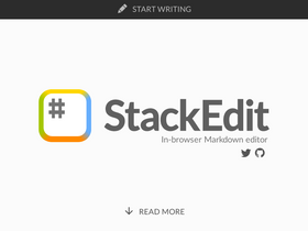 'stackedit.io' screenshot