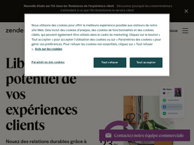 'zendesk.fr' screenshot