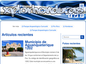 'xplorhonduras.com' screenshot