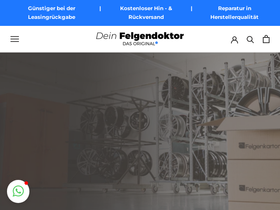 Dein Felgendoktor homepage screenshot