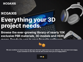 'cgaxis.com' screenshot