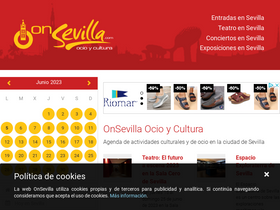 'onsevilla.com' screenshot