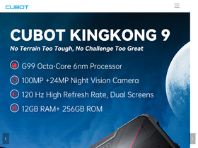 'cubot.net' screenshot