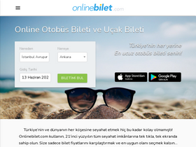 'onlinebilet.com' screenshot