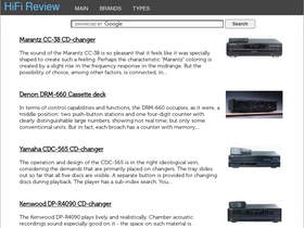 'hifi-review.com' screenshot