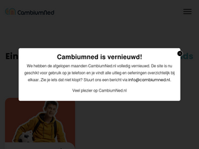 'cambiumned.nl' screenshot