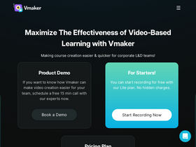 'vmaker.com' screenshot