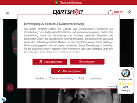 'dartshop.de' screenshot