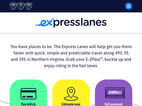 'expresslanes.com' screenshot