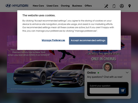 'hyundai.co.uk' screenshot