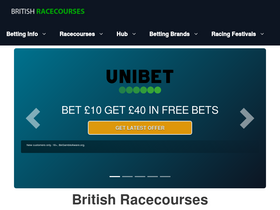 'britishracecourses.org' screenshot