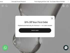 Basharashop homepage screenshot