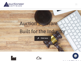'auctioneersoftware.com' screenshot