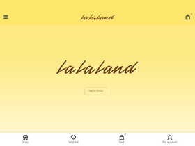 'lalalandkindcafe.com' screenshot