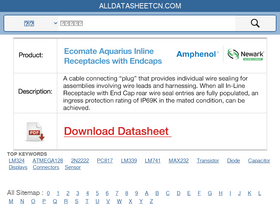 'alldatasheetcn.com' screenshot