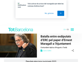 'totbarcelona.cat' screenshot