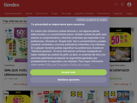 'tiendeo.com' screenshot