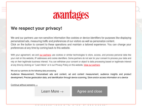 'magazine-avantages.fr' screenshot