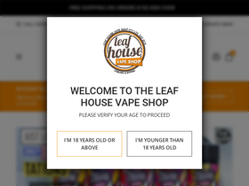 'leafhouse.com.au' screenshot