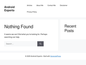 'androidexperto.com' screenshot