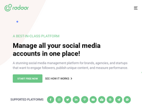 'radaar.io' screenshot