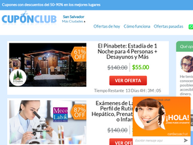 'cuponclub.net' screenshot