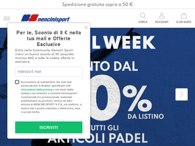 'nencinisport.it' screenshot