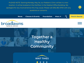 'broadlawns.org' screenshot