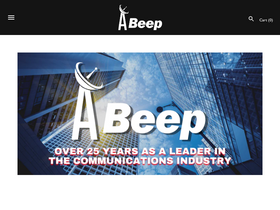 A Beep 2-Way Radio homepage screenshot