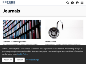 'oxfordjournals.org' screenshot