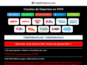 'futbolfullenvivo.com' screenshot