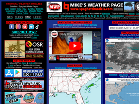 'spaghettimodels.com' screenshot