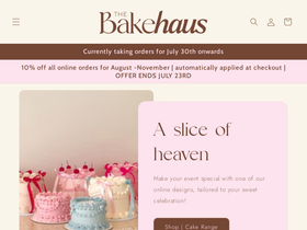 caketinsandco.au homepage screenshot