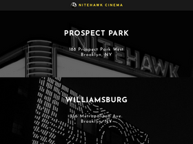 'nitehawkcinema.com' screenshot