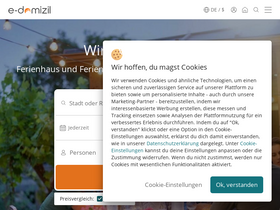 'e-domizil.de' screenshot