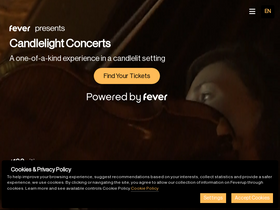 'candlelightexperience.com' screenshot