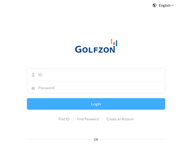 'golfzon.jp' screenshot