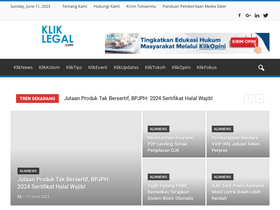 'kliklegal.com' screenshot