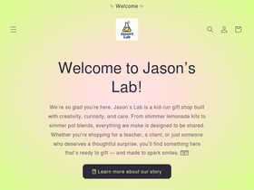 jasonslab.com homepage screenshot