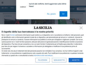 'lasicilia.it' screenshot