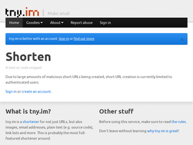 'tny.im' screenshot